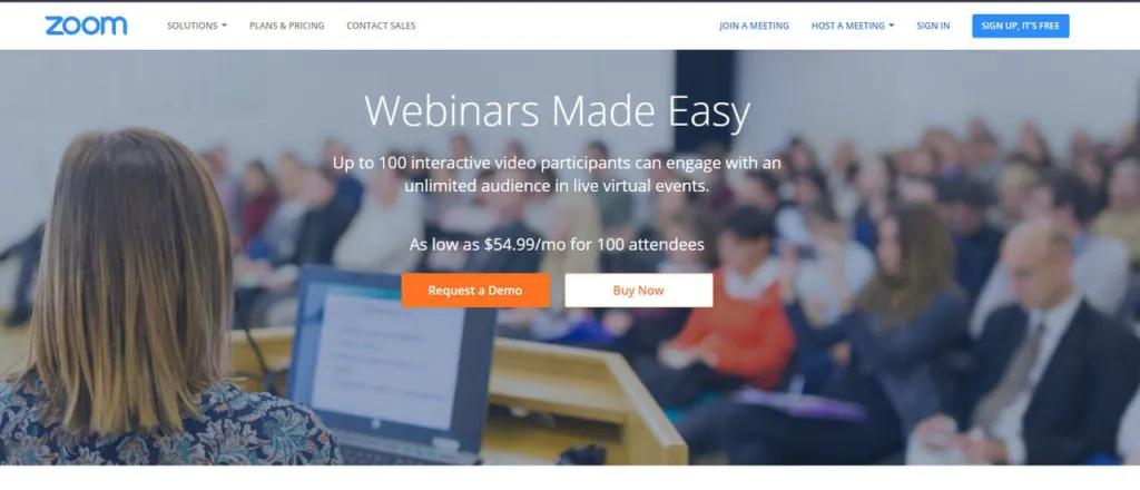 zoom webinar software