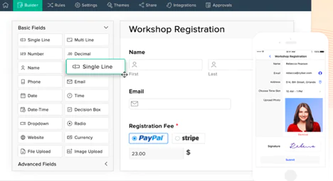 Zoho Forms-form-builder