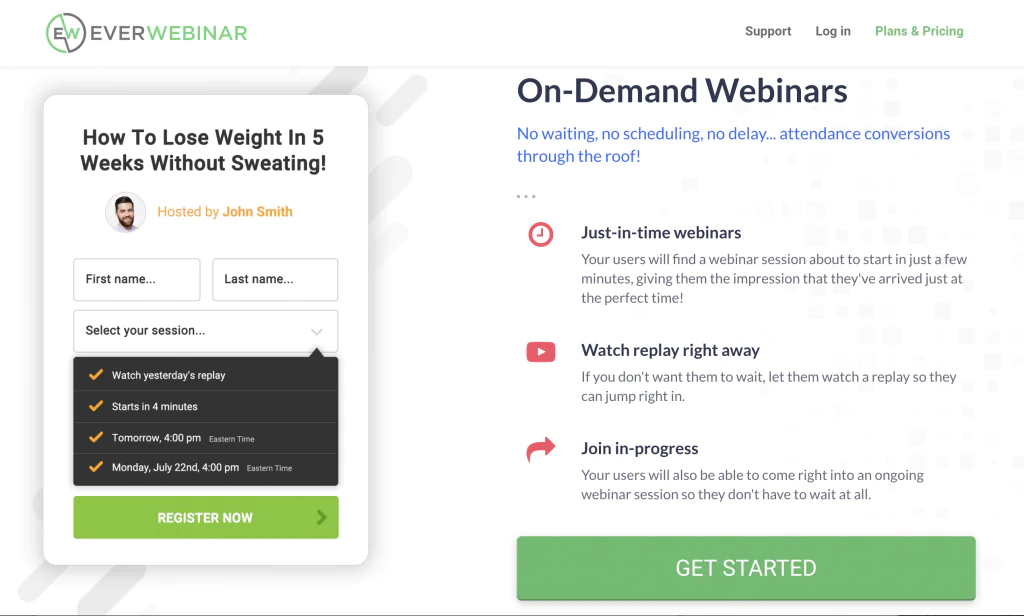 everwebinar webinar software ondemand